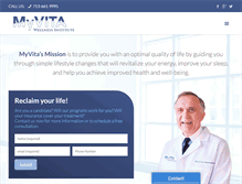 Tablet Screenshot of myvitawellness.com